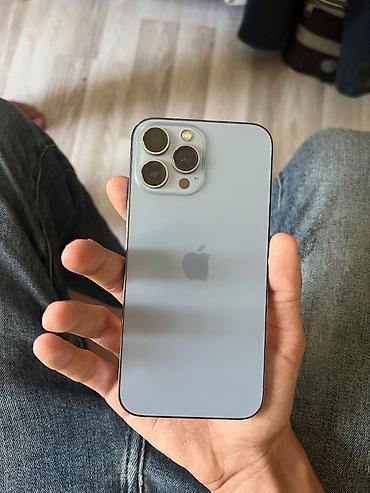 IPhone 13 Pro Max, 128 GB, Sierra Blue, Face ID lalafo.az -da IPhone 13 Pro Max, 128 GB, Sierra Blue, Face ID