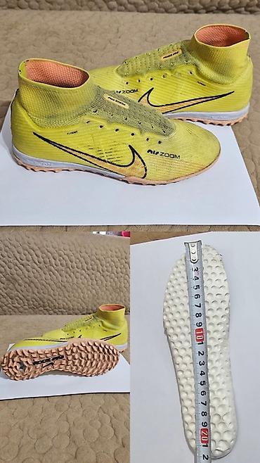 Детская обувь: Футбольные бутсы Nike Air Zoom (турф) с носком-манжетой. - Тип — 1