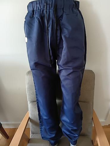Pantalone: Muške radne pantalone – modeli sa gumom u struku - Materijal: čvrsta — 9