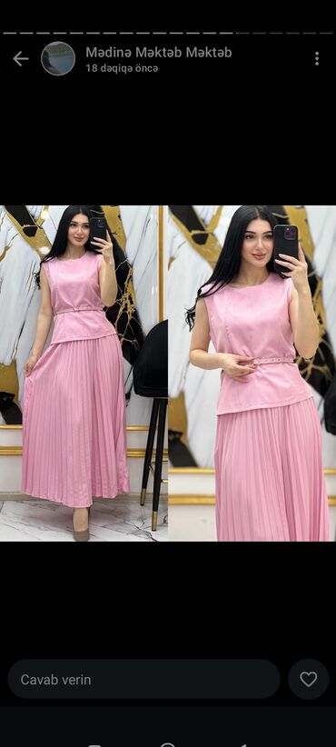 Ev geyimləri, pijamalar: Eyni bu modelin tünd göy rengi əldədir yenidir S.M.L razmerlere qədər