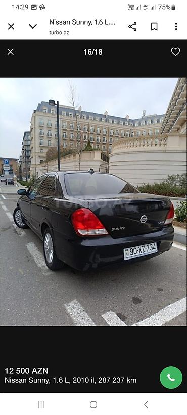 Nissan: Nissan Sunny: 1.6 l | 2010 il Sedan — 11