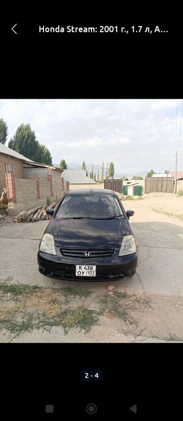 колпак на хонда стрим: Черный минивэн Honda Stream 2001 года с бензиновым двигателем объемом
