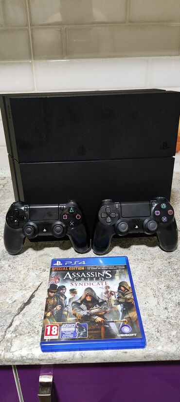 PS4 (Sony PlayStation 4): Playstation 4 Fat 500GB полностью матовая, третьей ревизии. Приставка