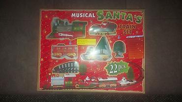 plisani: Muzikalni “Santa’s Train Set” – komplet od 22 dela - Tematski božićni — 1