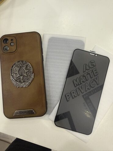 Preimum kabra,2 eded yuksek keyfiyyetli anti udar İPHONE 11 üçün