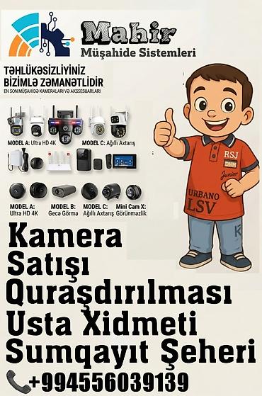 makler xidmeti: Kamera Quraşdırılması, Satısı, Usta Xidmeti, xidmetinizdeyik Sumqayıt — 1