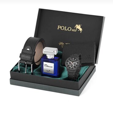 azza ad gunu tortlari qiymetleri: Polo air hədiyyəlik dəst🛍️ 4️⃣-lü daxildi: 🌟Kaşelok 🌟Saat 🌟Kəmər 🌟Polo