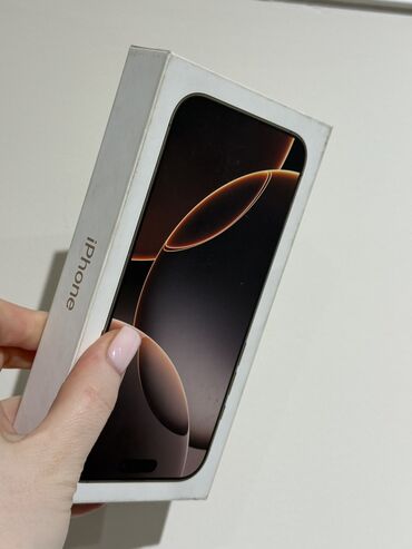 Apple iPhone: IPhone 16 Pro Max, Б/у, 256 ГБ, Золотой, Коробка, 95 % — 12