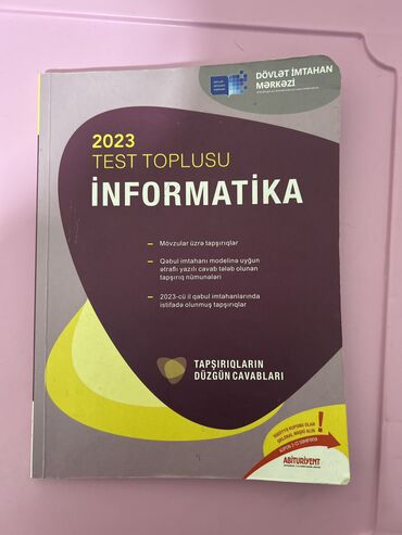 ipg informatika: Informatika test toplusu
içində yazı yoxdur