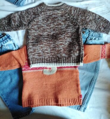 Paketi dečije odeće: Paket: Džemperi, Farmerke, Za dečake, uzrast: 9-12 meseci — 3