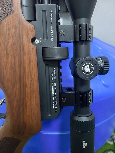 корм рыб: Пневматическая винтовка KRAL ARMS (PCP) с оптическим прицелом — 1