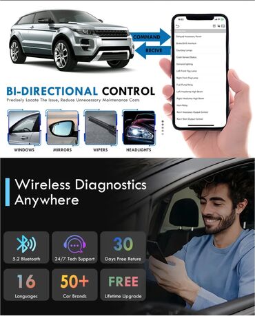 Alati za automobile: Novo - Humzor Z100 Elite Bluetooth OBD2 iOS & Android HUMZOR Z100 — 12