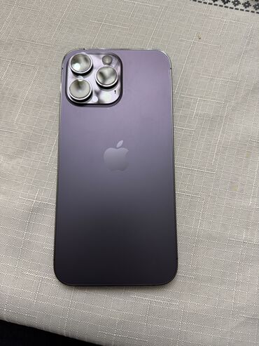 Apple iPhone: IPhone 14 Pro Max, 128 GB, Deep Purple, Face ID, Sənədlərlə