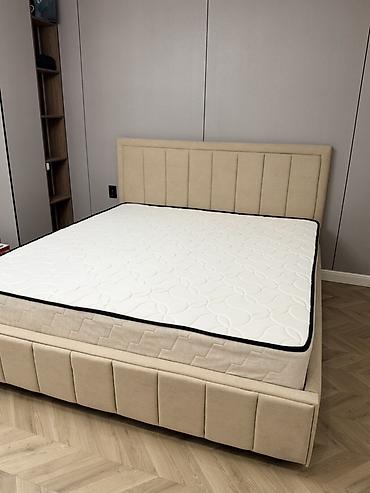 Двуспальная кровать, Новый, С матрасом, длина - 200 см