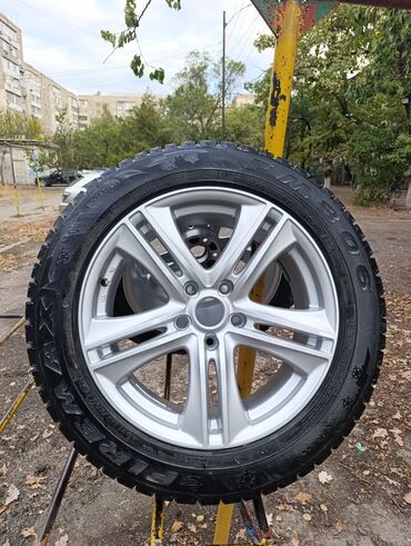 шына 17 5: Колеса в сборе 215 / 60 / R 17, Зима, Б/у, Комплект, Легковые, Литые, отверстий - 5