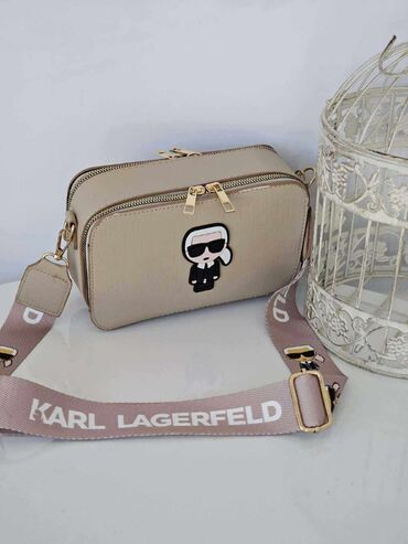 luj viton torbe original cene: Shoulder bag, Karl Lagerfeld, Material: Faux leather
