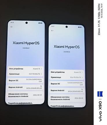 Xiaomi 13 (две расцветки: белый и чёрный), глобальная версия HyperOS