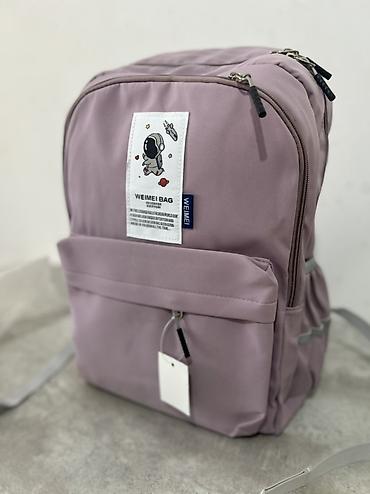kipling monkey: Рюкзак WEIMEI BAG, лиловый - Вместительное двухсекционное отделение — 2