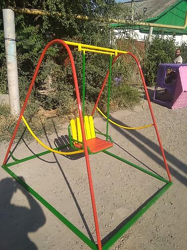 Детские качели: Детские каркасные качели! безопасные, надёжные, практичные! широкие — 8