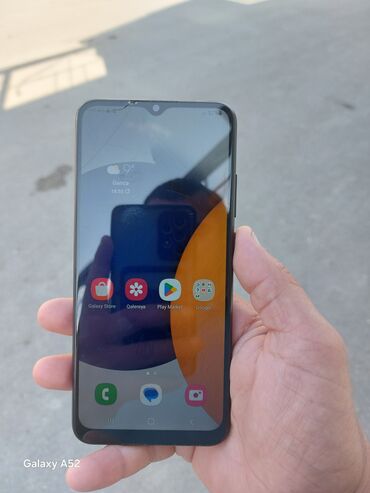 магазин самсунг баку: Samsung Galaxy A03, 32 GB, rəng - Qara, Barmaq izi