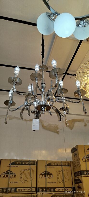samdamlar: Çılçıraq, 9 lampa, Metal