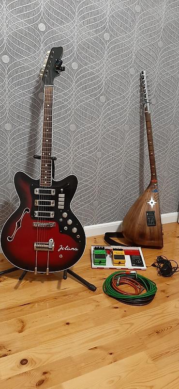 gitara kabel: Məhsul: Musiqi alətləri və əlavə avadanlıq dəsti Tərkib: - Jolana — 1