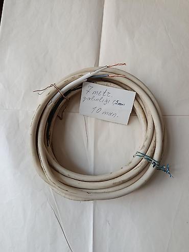 mis borular qiyməti: İşlənmiş, Kabel, Mis, 2x1.5, Ünvandan götürmə, Pulsuz çatdırılma — 1