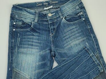 dżinsy z dziurami allegro: Jeans, Okay, S (EU 36), condition - Good