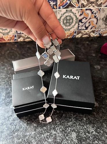 Серебряные наборы украшений: Набор украшений, Проба 925, Женские, Новый — 12