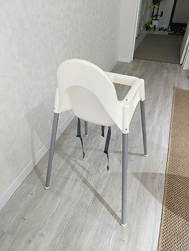 мебельный домкрат: Стульчик для кормления, Б/у, Ikea, Пластик, цвет - Белый, Платная доставка — 5