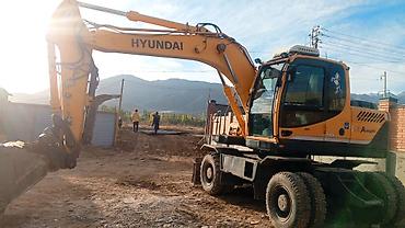 Экскаваторы: Экскаватор, Hyundai, 2012 г., Колесный — 4
