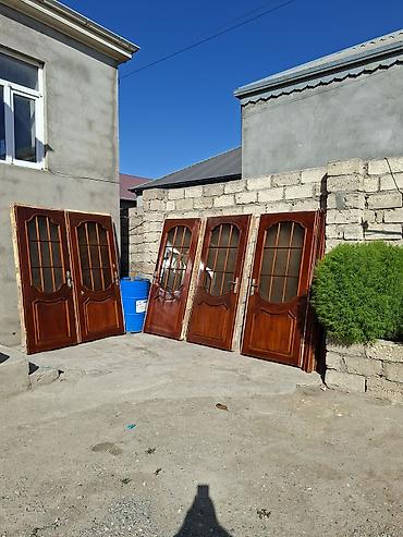 Qapılar və aksessuarlar: Taxta giriş/interyer qapıları - Material: keyfiyyətli taxta — 1