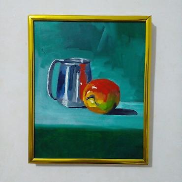 şəkil at da: Panorama formatında mənzərə tablosu – “Günbatımı dəniz mənzərəsi” — 2