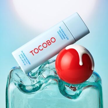 пигментная краска: Лёгкий увлажняющий солнцезащитный крем Tocobo Bio Watery Sun Cream