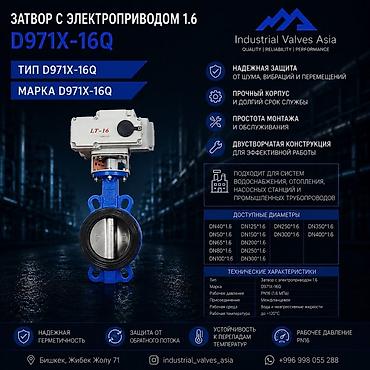 plaud note: Затвор с электроприводом 1.6 D971X‑16Q Назначение: - Для систем — 1