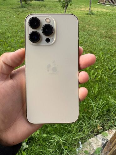 айфон 13 по: IPhone 13 Pro, Колдонулган, 128 ГБ, Алтын, Куту, 85 %
