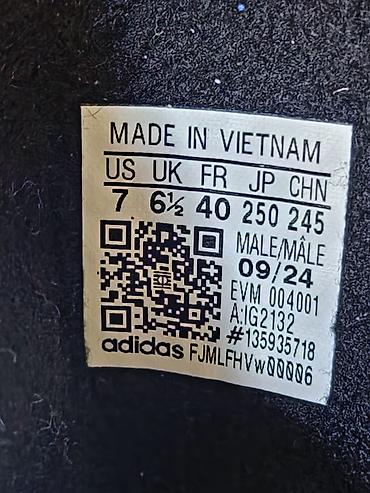 Кроссовки и спортивная обувь: Мужские кроссовки, 40, Adidas, Новый, цвет - Синий, Самовывоз — 5
