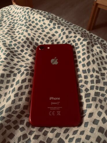 кунажын бишкек: IPhone 8 red 64 gb 
Akb 74🔋все свое 
9/10 экране царапина чуть 

8