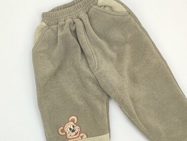 sandały na platformie beżowe: Sweatpants, 12-18 months, condition - Good