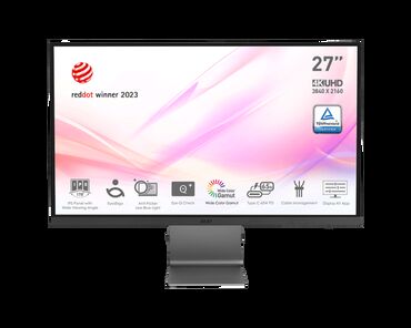 мониторы 27 28 9: Монитор, MSI, Жаңы, 27" - 28"