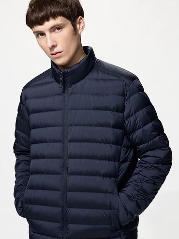 вещи на вес: Мужская куртка, 3XL, Uniqlo, Новый, цвет - Синий, Бесплатная доставка — 3