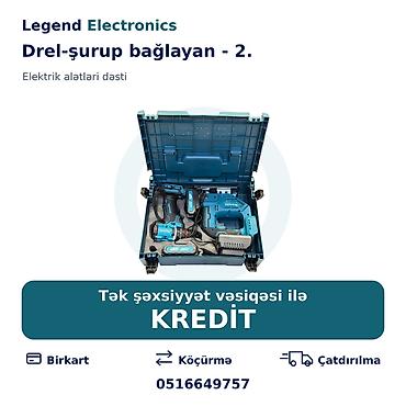 islənmis drel: Elan başlığı: Drel-şurup bağlayan - 2 Elan mətni: Legend Electronics — 1