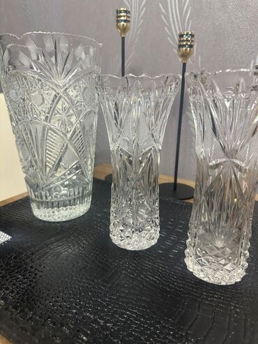 Vazalar: Vaza dəsti, Xrustal