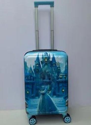 Rančevi, torbe i koferi: Dečiji kofer na točkiće – tema ledene princeze - Tvrdi kofer sa — 9