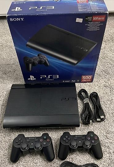 Playstation 3 Super Slim.Əla vəziyyətdədir . Hər şey işləkdir lalafo.az -da Playstation 3 Super Slim.Əla vəziyyətdədir . Hər şey işləkdir