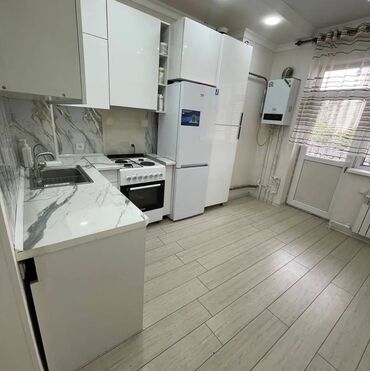 разделитель комнаты: 1 бөлмө, 42 кв. м, Элитка, 2 кабат, Евроремонт
