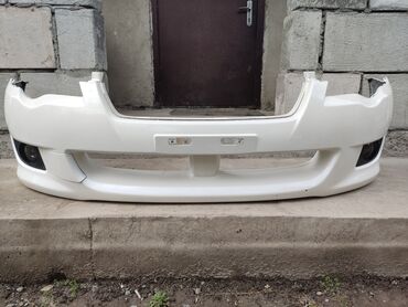 легаси аутбек: Передний Бампер Subaru Б/у, цвет - Белый, Оригинал