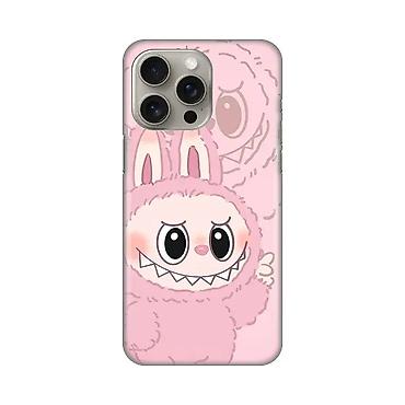 graficka tabla gigatron: Silikonska maska sa printom za iPhone 15 Pro Max 6.7 La Bubu Pink — 1