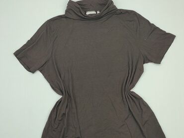 bluzki damskie brązowa: T-shirt, Canda, L, stan - Dobry