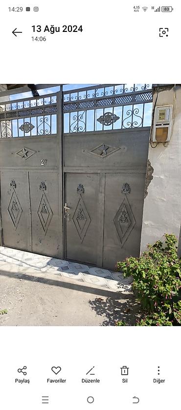 saray heyet ev type 1: 1 otaqlı həyət evi (şəxsi həyətdə) - Plan: 1 yataq/yaşayış otağı — 4